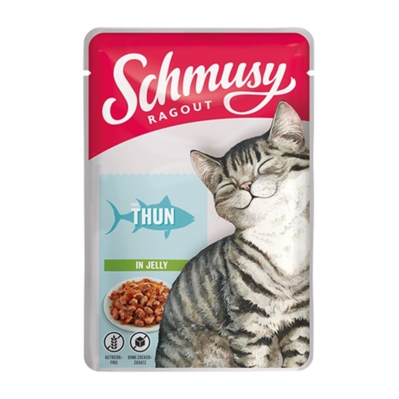 SCHMUSY RAGOUT mit Thunfisch in Gelee 100 g