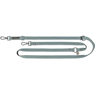 TRIXIE CityStyle Hundeleine aus Baumwolle S-M: 2,00 m/13 mm hellgrau