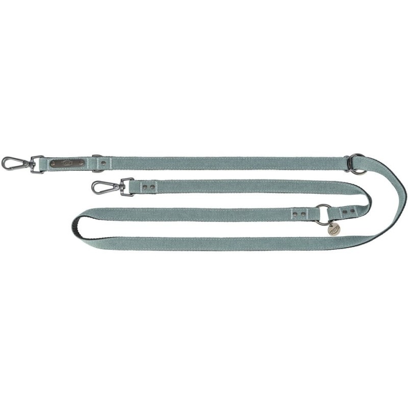 TRIXIE CityStyle Hundeleine aus Baumwolle S-M: 2,00 m/13 mm hellgrau