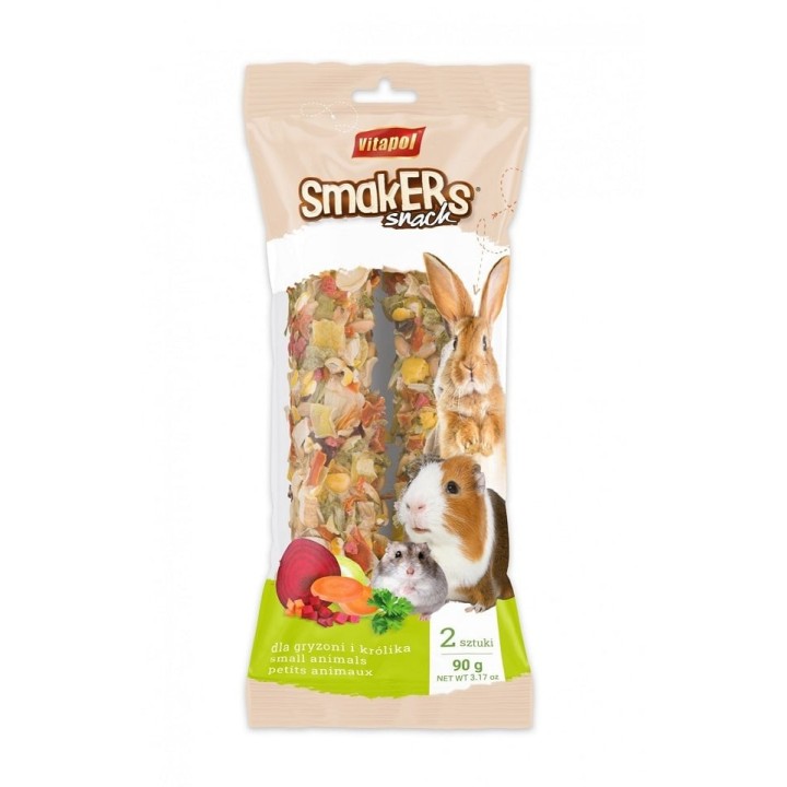 VITAPOL Pflanzliche Leckerbissen für Nager und Kaninchen 90 g