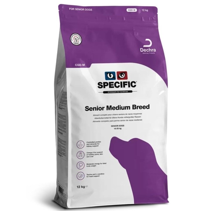 SPECIFIC Dog CGD-M Senior Medium Breed: Senior-Hundefutter für mittelgroße Rassen 12 kg