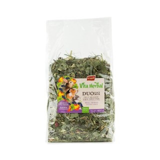 VITAPOL Vita Herbal Duo Snack Obstwiese für Nager und Kaninchen 400 g