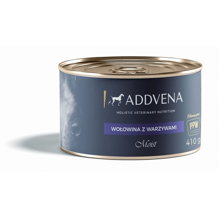 ADDVENA Rindfleisch mit Gemüse Nassfutter 410g