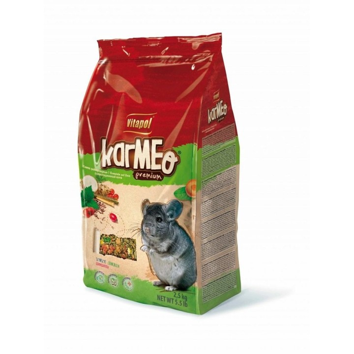 VITAPOL Karmeo Premium Alleinfuttermittel für Chinchillas 2,5 kg