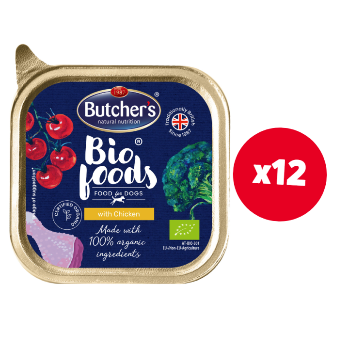 BUTCHER'S BIO foods Hühnerpastete 12 x 150 g