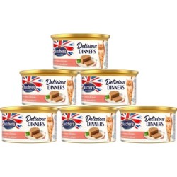 BUTCHER'S Classic Delicious Dinners mit Lachs- und Krabbenmousse 24x85 g [CLONE]