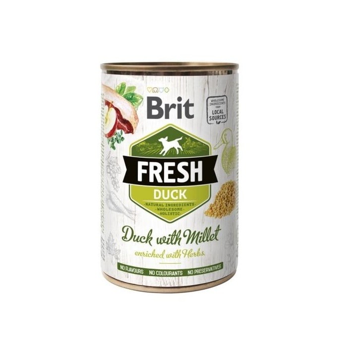 BRIT FRESH Duck with millet 400 g