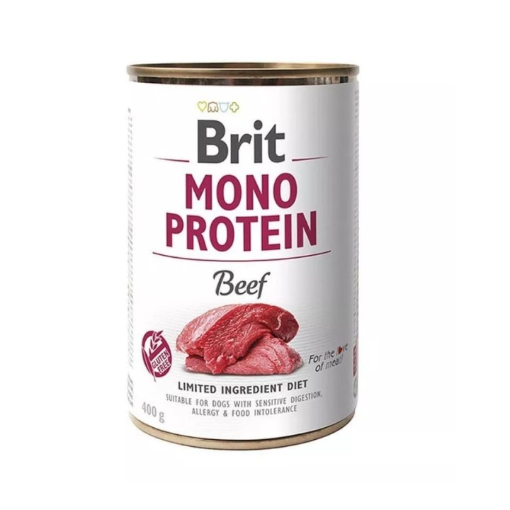 BRIT Mono Protein Beef 12x400 g Rind