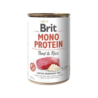 BRIT Mono Protein Beef &amp, Rice 12x400 g Rind und Reis