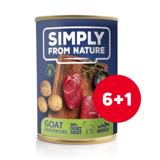 SIMPLY FROM NATURE HUNDENASSENFUTTER 6 x 400 g + 1 GRATIS