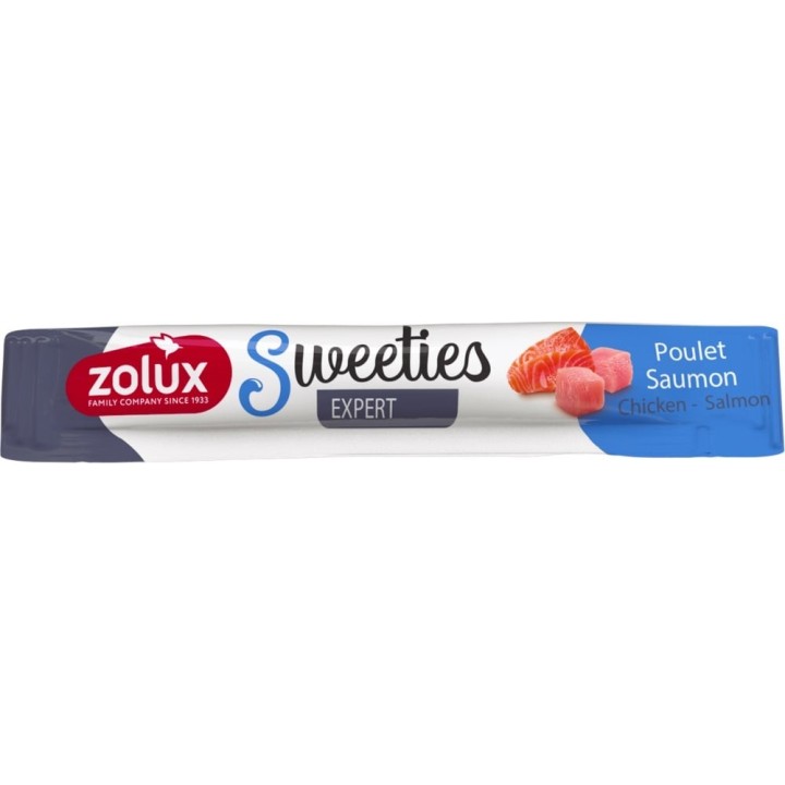 ZOLUX SWEETIES Creme Hundeleckerli mit Lachs und Huhn 14 g