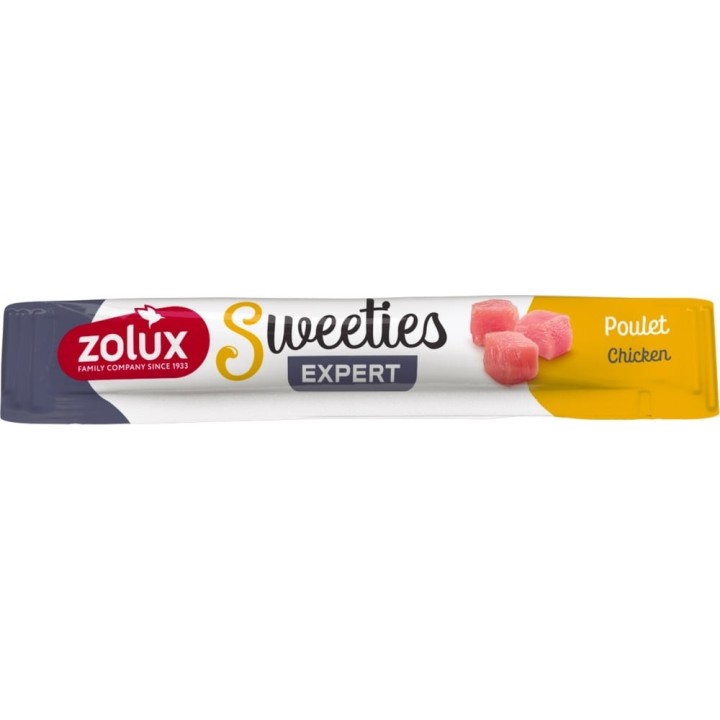 ZOLUX SWEETIES Creme Katzenleckerli mit Huhn 14 g