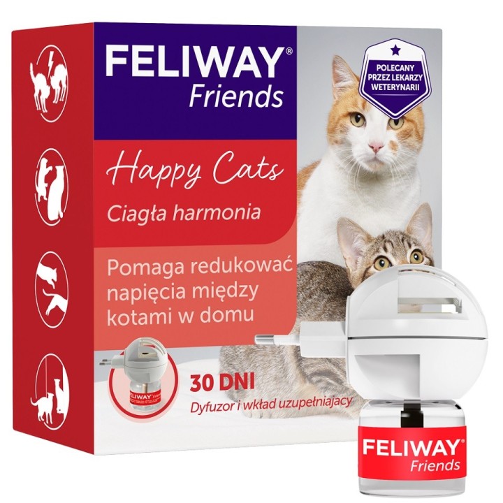 FELIWAY Friends Diffusor + Pheromonkartusche für Konflikte zwischen Katzen