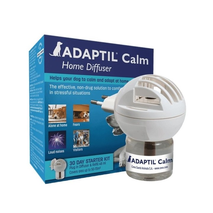 ADAPTIL Diffusor + Nachfüllpackung mit beruhigenden Pheromonen für Ihren Hund