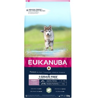 EUKANUBA Grain Free L Puppy Lamm 12 kg für Welpen großer Rassen