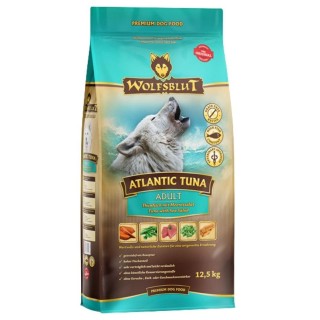 WOLFSBLUT Atlantic Tuna Adult Trockenfutter für ausgewachsene Hunde mit Thunfisch und Meersalat 12,5 kg