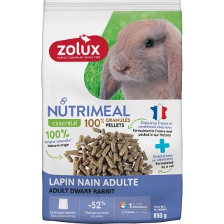 ZOLUX NUTRIMEAL 4 Zwergkaninchen Pellets Adult 850 g