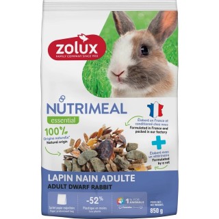 ZOLUX NUTRIMEAL 4 Zwergkaninchenfuttermischung Adult 850 g
