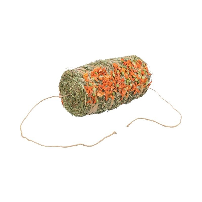 2x250 g TRIXIE Heuballen mit Erbsen und Karotten für Kaninchen und Nagetiere