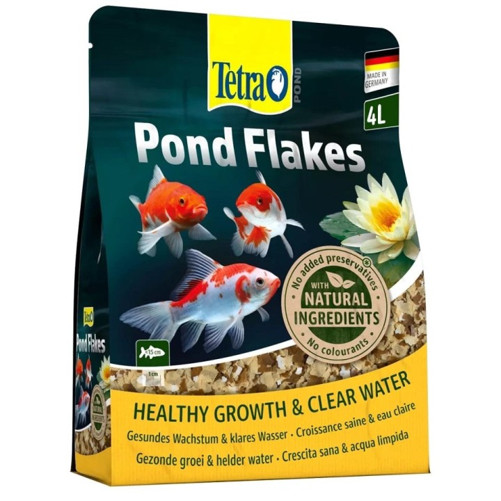 TETRA Pond Flakes 4 L Teichfischfutter Flocken