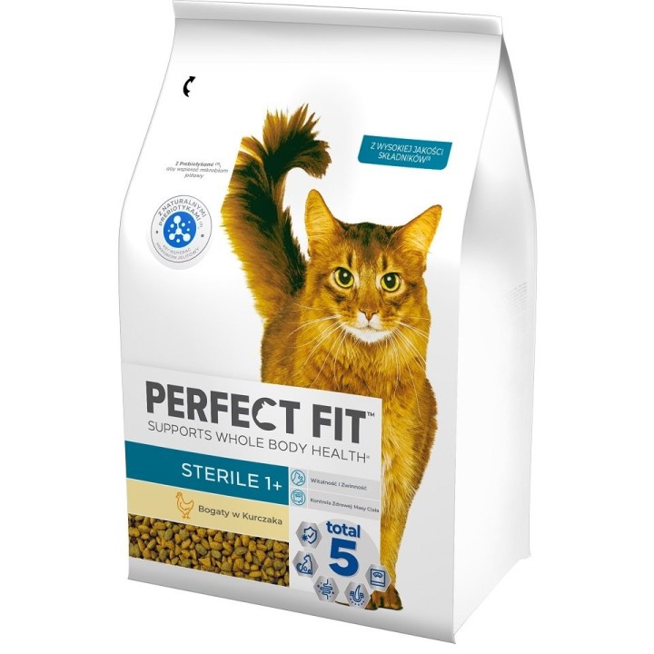 PERFECT FIT Sterile 1+ Trockenfutter für adulte Katzen mit Huhn 2,8 kg