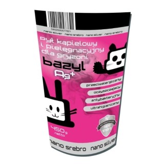 BAZYL Ag+ Bentonit Pflegestaub für Nagetiere 450 g
