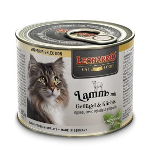 LEONARDO Superior Selection Lamm mit Geflügel und Kürbis 200 g