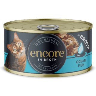 ENCORE Cat Meeresfisch in Brühe für Katzen 16x70g