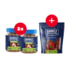 SIMPLY FROM NATURE Smart Bites Trainingssnacks mit Kaninchen für Hunde 2 x 130 g + Snack GRATIS