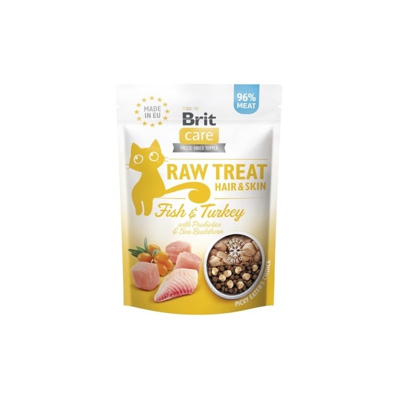 BRIT Care Raw Treat Freeze Dried Hair Skin Cat 40 g