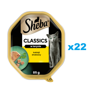 SHEBA Classics Geflügel Cocktail 22x85g