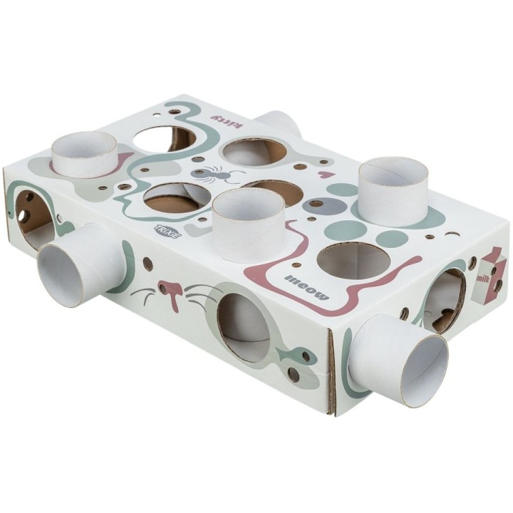 TRIXIE Cat Activity Paws'n'Treats Box pädagogisches Katzenspielzeug 35×7×20 cm