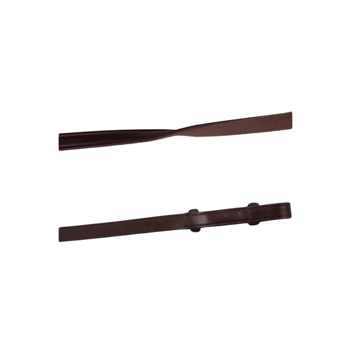 Zügel für Pferde Leder/Gummi Montar ECO