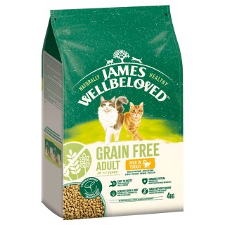 James Wellbeloved Grain Free Adult Cat Hypoallergenic Truthahn - 4 kg