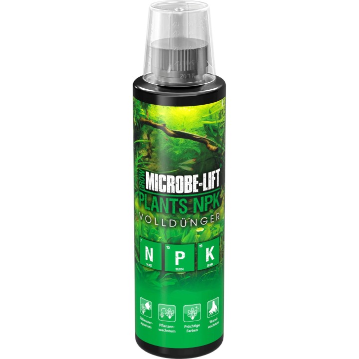 Microbe-Lift Plants NPK - flüssiger NPK-Dünger für Pflanzen - 236 ml