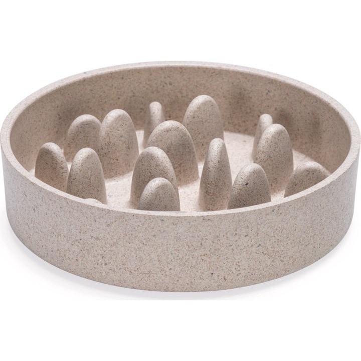 Designed by Lotte Bamb Antischlingnapf Katze Pom - Beige