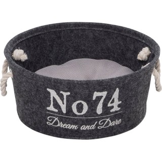 Homecollection Felt Vat Filzkissen grau - 1 Stk