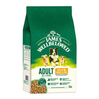 James Wellbeloved Adult Dog Hypoallergenic Truthahn & Reis - 12 kg