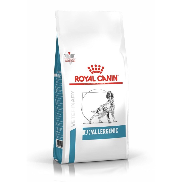 ROYAL CANIN Dog Anallergenic 3 kg Trockenfutter für ausgewachsene Hunde mit Futtermittelallergie mit dermatologischen und/ode