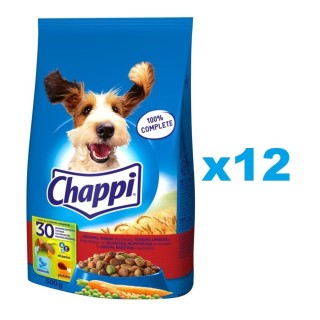 CHAPPI 12x500 g - Trockenfutter mit Rind, Geflügel und Gemüse