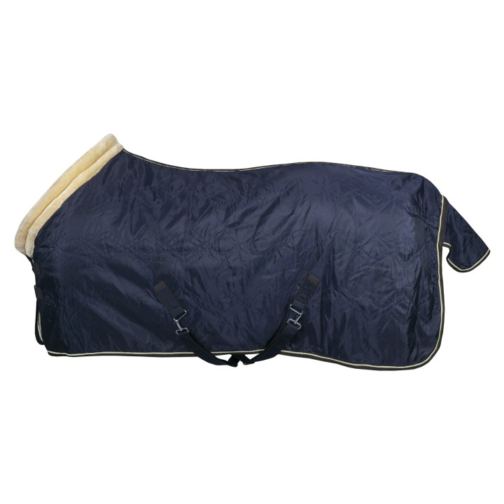 Luxuriöse Stalldecke für Pferde mit Kragen Horka 200 g