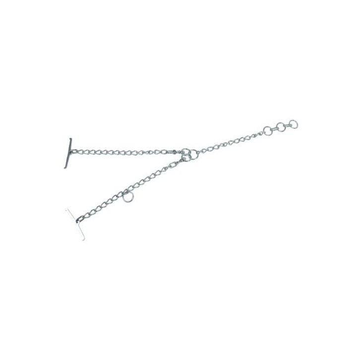 Tiroler Einzelkette verzinkt Karabinerhaken Kerbl