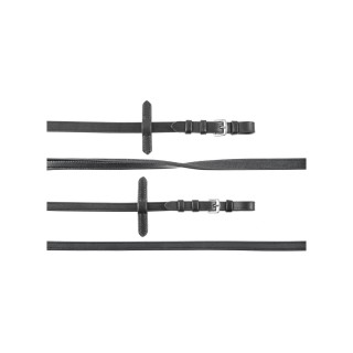 Doppeltes glattes Leder-Führstrick für Dressurpferde Supreme