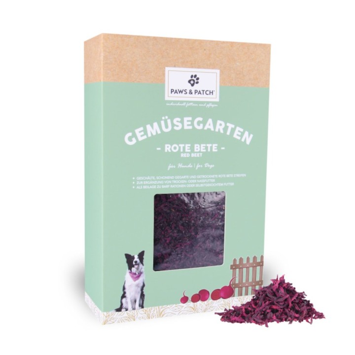 PAWS & PATCH Gemüsegarten Rote Bete Streifen - 400 g