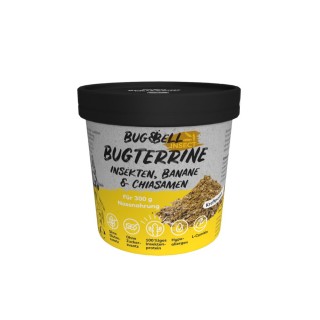 BugBell BugTerrine Adult Insekten, Banane und Chiasamen - Sparpaket: 8 x 100 g