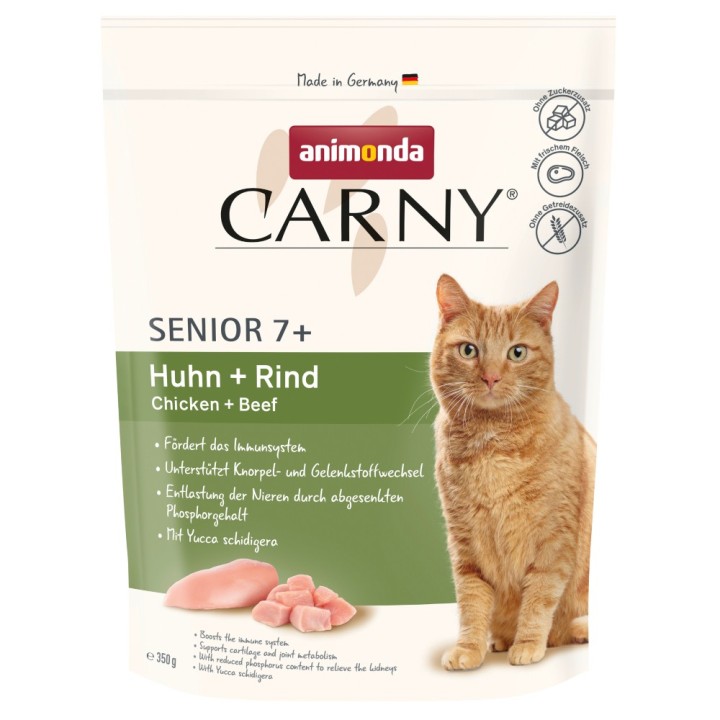 animonda Carny Senior Huhn + Rind - 350 g