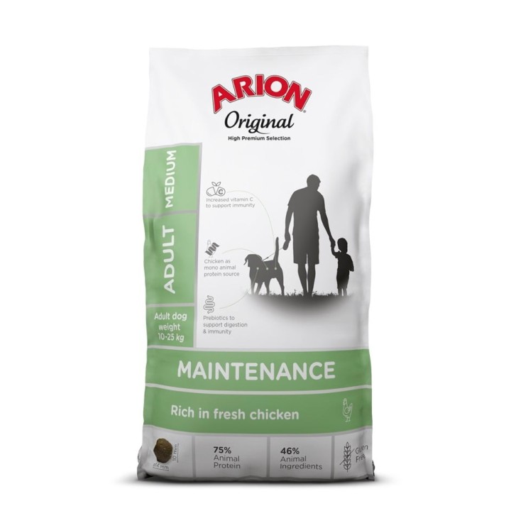 ARION Original Maintenance Adult Medium Chicken Rice 12 kg