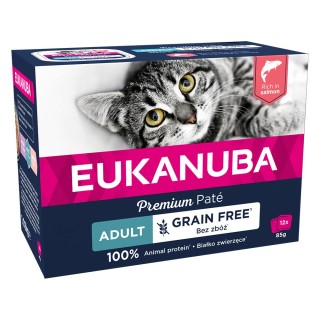Eukanuba Getreidefrei Adult 12 x 85 g - Lachs
