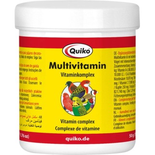 Quiko Multivitamin zur Vitaminversorgung von Ziervögeln - 50 g