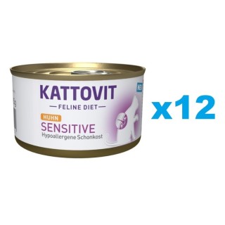 KATTOVIT Feline Diet Sensitive Huhn 12 x 85 g